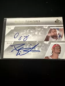 Darius Miles / Dajuan Wagner 2003-04 SP Authentic Dual Signatures Auto WM-A - Picture 1 of 2