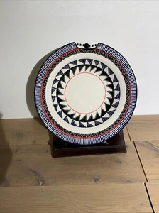 Limpopo Keramik Afrikanischer Keramikteller handbemalt Schale Perlendetails groß 15 - Bild 1 von 19