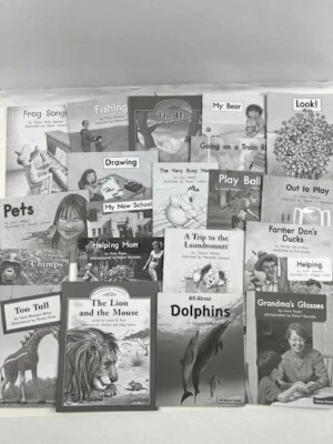 Mixed Lot of 21 Fountas & Pinnell Green, Orange, Blue Leveled Literacy  Readers - Image 1 of 4