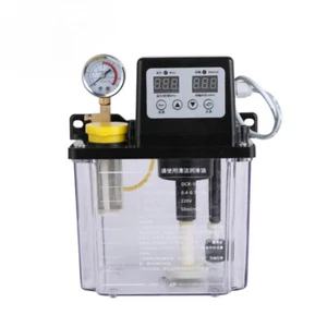 220V 2L Automatic Lubrication Electromagnetic Oil PumpDual Digital Display Oiler - Picture 1 of 19