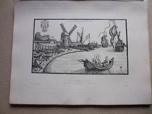 Foliostich Le Havre: Ansicht von Perrey 1677 nach Abt Hantier - Bild 1 von 1