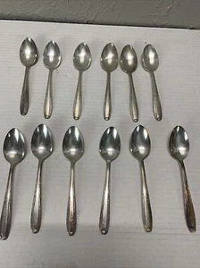 12 ANTIQUE VINTAGE COLLECTIBLE SPOONS 6",HARMONY HOUSE SILVER PLATE- AA+ - Picture 1 of 4