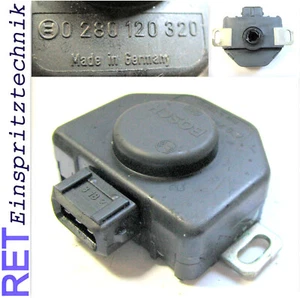 Drosselklappensensor BOSCH 0280120320 BMW E 30 3 Pin original - Bild 1 von 5