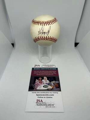 Ken Griffey Jr Signed Baseball JSA Certified Autograph Mariners Early Auto Rare - Image 1 of 4