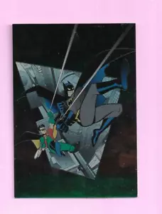 Le avventure di Batman e Robin SkyBox 1995 R.A.S. Foil Card R4 Batman & Robin - Foto 1 di 2