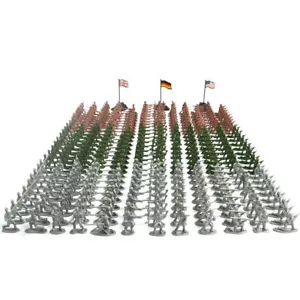 Armee Männer spielen Eimer-Soldaten des Zweiten Weltkriegs - über 300-teiliges Set - Bild 1 von 7