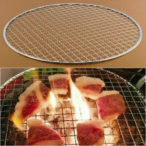 BBQ Grillrost Gußeisen Grillgitter eckig Grillaufsatz Grill Kugelgrill Rund 30CM - Bild 1 von 2