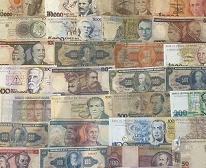BRAZILIAN CRUZEIRO / REAIS / REAL BANKNOTES - CHOICE OF NOTE & STYLE - BRAZIL - Picture 1 of 69