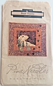 Bear Tracks, A McKenna Ryan-Pine Needles Art Quilt Applique Pattern - Picture 1 of 2