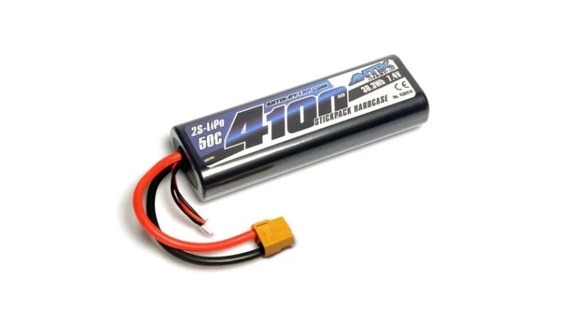 LRP LiPo Akku 7,4V 4100mAh 50C 2S Car Stickpack Hardcase - XT60 - 430414XT60 - Bild 1 von 1