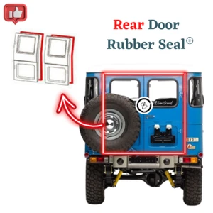 Par sello de goma puerta trasera OEM Toyota Land Cruiser FJ40 BJ40 viaje en el clima - Imagen 1 de 6