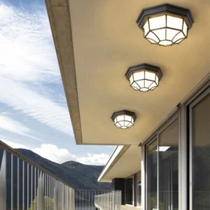 Modern Ceiling Lights Outdoor Pendant Light Garden Chandelier Lighting LED Lamp - Picture 1 of 12