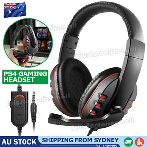 Gaming Headset Wired Headphones with Mic Fit For Xbox PS4 PS5 Nintendo Switch - Picture 1 of 9