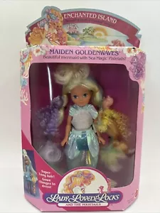 De colección Lady LovelyLocks Maiden Goldenwaves #4642 Mermaid Pixietails 1987 ¡Raro! - Imagen 1 de 21