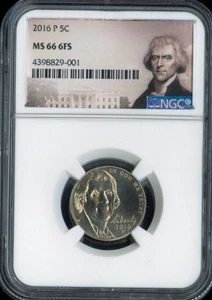 2016 P Jefferson Nickel NGC MS66 FS Quality - Picture 1 of 2