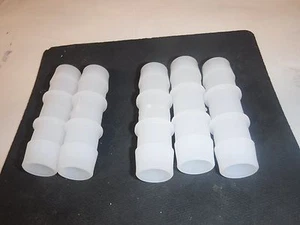 Paquete de 5, acoplamiento de plástico de púas de 1", PVC, 260 PSI (P) - Imagen 1 de 6