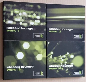 Klassik lounge werk 1, 2,3, 4 collection 4 x 2CD Klassik radio modern music - Afbeelding 1 van 13