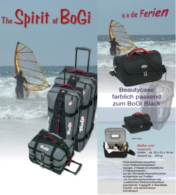 Trolley BOGI BAG Trolly Rollen Reise Tasche Koffer Set Beautycase Kosmetikkoffer - Bild 1 von 4