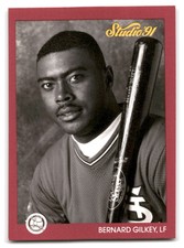 Bernard Gilkey 1991 Studio #231 St. Louis Cardinals BASEBALL