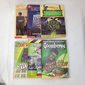 Mixed Lot 6 Goosebumps Wayside MORE Horror Young Reader R.L. Stine - Picture 1 of 11