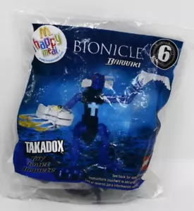 McDonalds Happy Meal Toy LEGO Bionicle Barraki #6 Takadox 2007 New Sealed - Picture 1 of 4