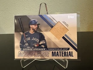 George Springer 2024 Topps Series 1 Major League Material Bat Relic #MLM-GS - Picture 1 of 2