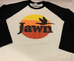 Jawn T Tee Shirt Graphic Mens M 3/4 Sleeve Philadelphia Philly WAWA Retro Bloke - Picture 1 of 14