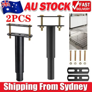 2X Bed Legs Retractable Heavy Duty Bed Center Frame Support Feet Leg Adjustable - Picture 1 of 12
