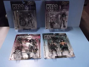 4 Kiss Psycho Circus 7"in Creepy Figures 1996 McFarlane Toy's Complete Band - Picture 1 of 12