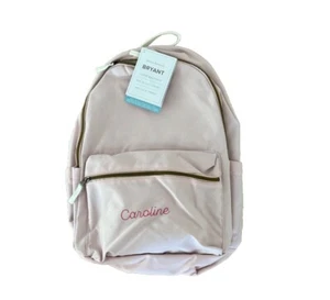 Neu! Pottery Scheune Kinder GROSSE Mädchen RUCKSACK Monogramm CAROLINE rot rosa - Bild 1 von 4