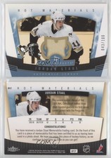 2006-07 Fleer Hot Prospects Materials Red /100 Jordan Staal #HM-ST Rookie RC
