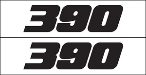 390 Decal Graphic Sticker By Metro Auto Graphics Fits Ford Engine - Picture 1 of 1