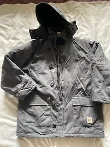 Abrigo chaqueta Jeep ropa de trabajo resistente trabajo utilitario lona azul con capucha aislante XL - Imagen 1 de 11