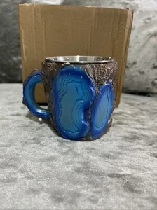 Kunststoff Bergimitat Mineral Kristall Kaffeetasse Harz Becher Thermoisoliert - Bild 1 von 8