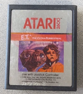 E.T. The Extra-Terrestrial (Atari 2600, 1982) Cart Only - Bild 1 von 1