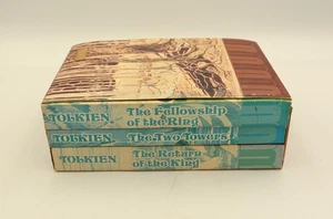 J. R. R. TOLKIEN Vintage Trilogy Paperback Book Set In Sleeve Unwin Books 1975 - Picture 1 of 6