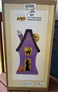 Cracker Barrel 3 piedi casa stregata soffiaggio stampo vintage Halloween 2025 IN MANO PRESTO - Foto 1 di 1