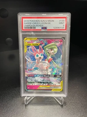 Pokemon Sun & Moon Pokemon Gardevoir/Sylveon GX PSA 9 MINT - Image 1 of 2