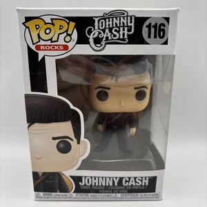 Funko Pop Johnny Cash 116 Hombre en Negro Figura Vinilo BÓVEDA RARA - Imagen 1 de 6