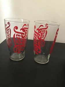 Vintage Pepsi Cola Paar Jumbo große Tumbler Trinkgläser - Bild 1 von 1