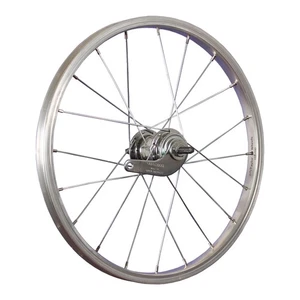 Laufrad 18 Zoll Hinterrad Fahrrad Aluminiumfelge mit Rücktrittbremse RBN silber - Bild 1 von 9