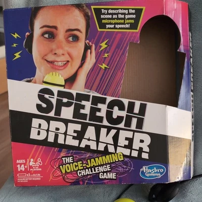 Hasbro Speech Breaker The Voice Jamming Challenge Game for Teens & Adults NEW - Image 1 of 4
