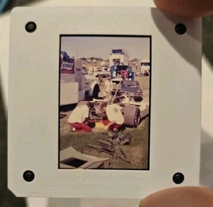 #DT 35mm slide - Vintage - Collectibles - Photo - working on race car - Picture 1 of 1