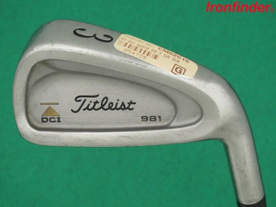 Titleist DCI 981 Single 3 Iron Graphite Select Regular Shaft Mens Right Hand - Image 1 of 4