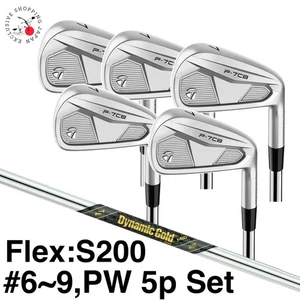 TaylorMade New P7CB '24 Iron Wedge Set 5pcs #6~PW Flex S200 Dynamic Gold MID 115 - Picture 1 of 12