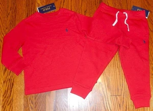POLO RALPH LAUREN AUTÉNTICO NIÑOS PEQUEÑOS NUEVO ORIGINAL JUEGO DE 2 piezas talla 5, nuevo con etiquetas - Imagen 1 de 4