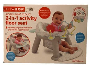 Asiento de piso de actividad Skip Hop 2 en 1 - hasta 25 ibs, tamaño en 24,5 L x 19,6 W x 15 H - Imagen 1 de 4