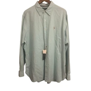 NEU Polo Ralph Lauren Classic Fit Oxford Hemd Hellblau Fleisch Pony Herren XXL - Bild 1 von 7