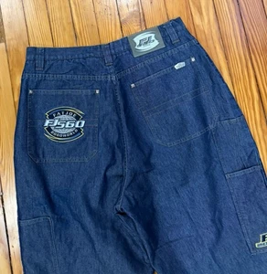 Vtg Fat Joe FJ 560 Denim Carpenter Jeans Men's 36 X 34 Grunge Skate Hip Hop - Picture 1 of 4