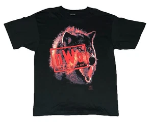 Camiseta Vintage Nuevo Orden Mundial Wolf Pack 1998 XL Años 90 Etiquetas WWE WCW NOS - Imagen 1 de 8